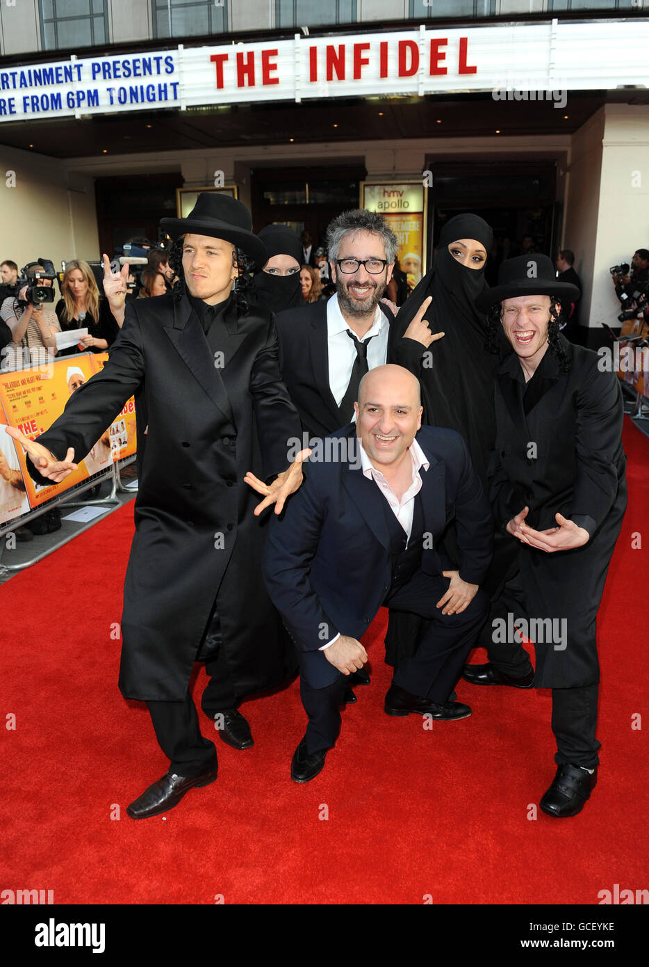 Die Ungläubigen Premiere - London Stockfoto