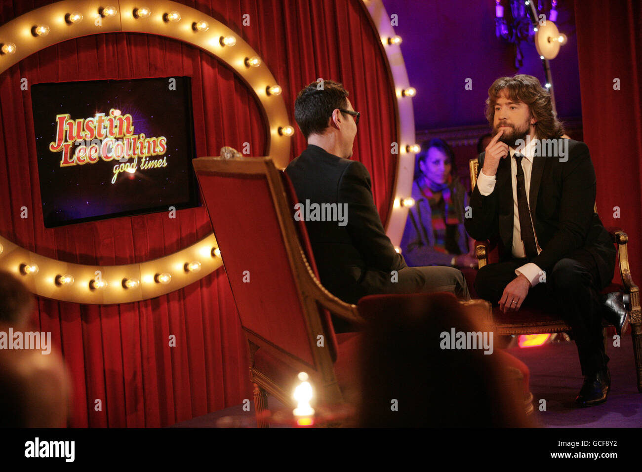 Justin Lee Collins: Gute Zeiten Stockfoto