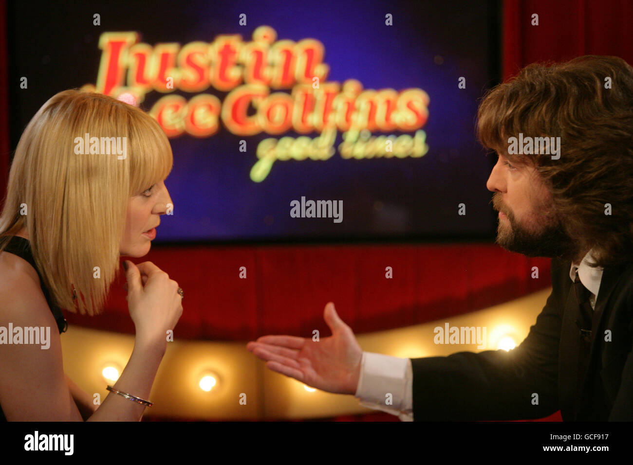 Justin Lee Collins: Gute Zeiten Stockfoto