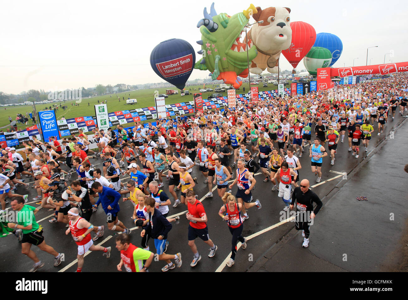 London-Marathon 2010 Stockfoto