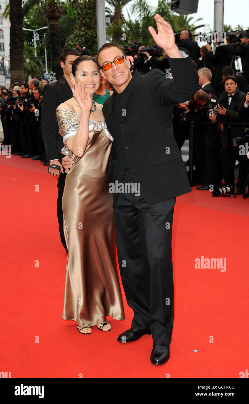 63. Filmfestspiele von Cannes - treffen Sie eine hohe dunkle fremde Screening Stockfoto