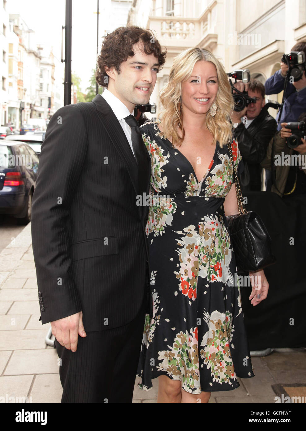 David Walliams Hochzeit mit Lara Stone Stockfoto