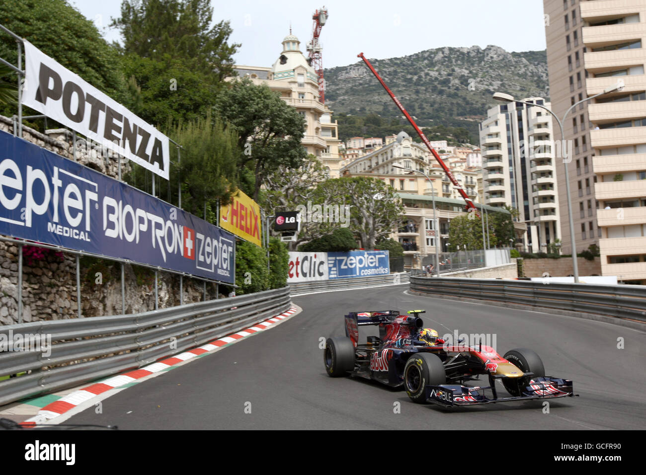 Formel-1-Autorennen - großer Preis von Monaco - Training und Qualifikation - Circuit de Monaco. Jaime Alguersuari (ESP), Torre Rosso. Stockfoto