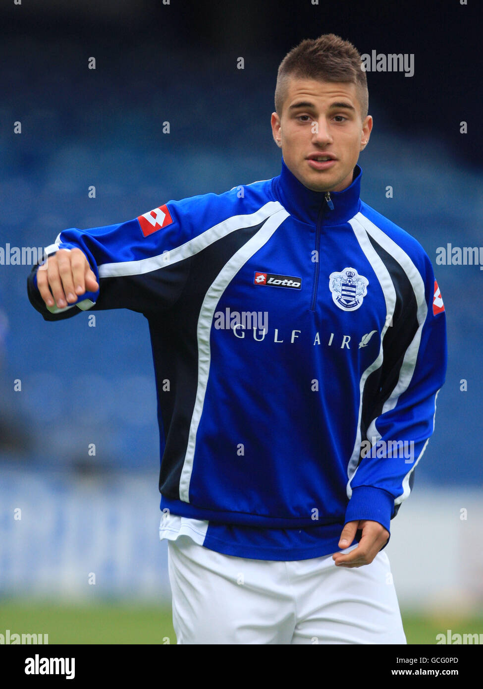 Fußball - Football League Youth Alliance Cup - Finale - Queens Park Rangers gegen Stockport - Loftus Road. Max Ehmer, Queens Park Rangers Stockfoto