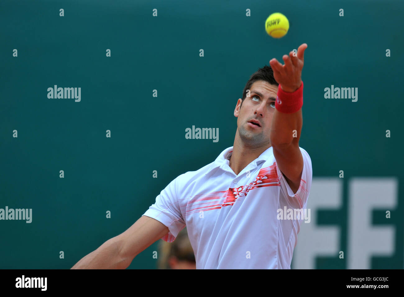 Tennis - ATP World Tour Masters - Tag 6 - Monte-Carlo - Herren Einzel - Semi Final - David Ferrer V Rafael Nadal Stockfoto