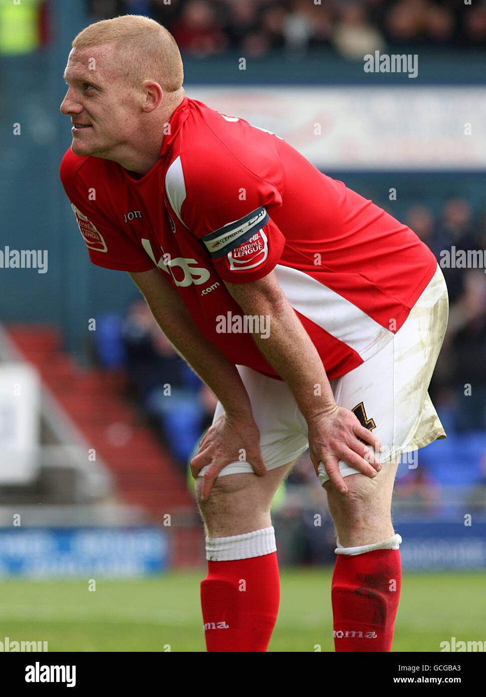 Fußball - Coca-Cola Football League One - Oldham Athletic / Charlton Athletic - Boundary Park. Nicky Bailey, Charlton Athletic. Stockfoto