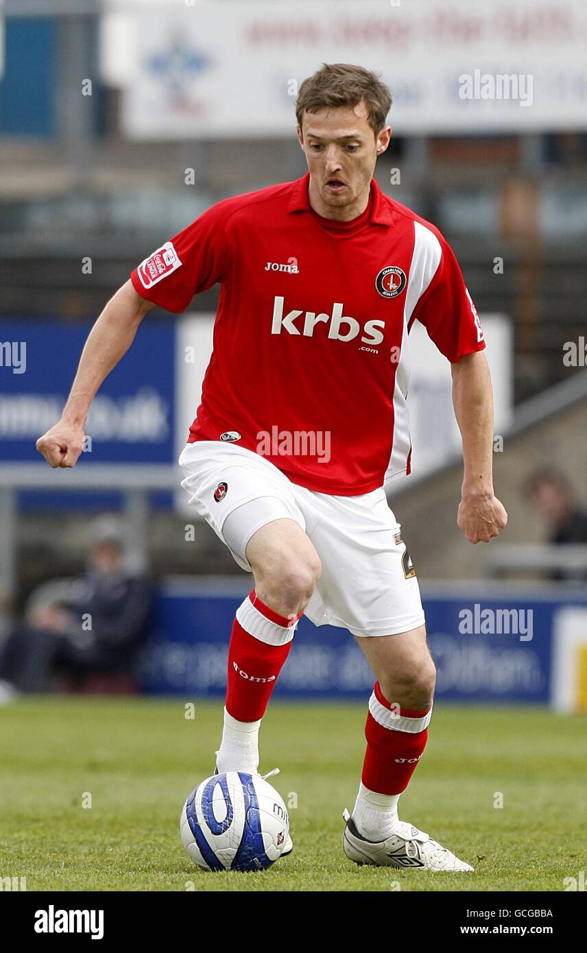 Fußball - Coca-Cola Football League One - Oldham Athletic / Charlton Athletic - Boundary Park. David Mooney, Charlton Athletic. Stockfoto