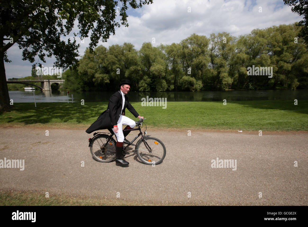 Die Royal Windsor Horse Show, die vom 12. Bis 16. Mai 2010 auf dem privaten Gelände von Windsor Castle, Berkshire, stattfindet. Stockfoto