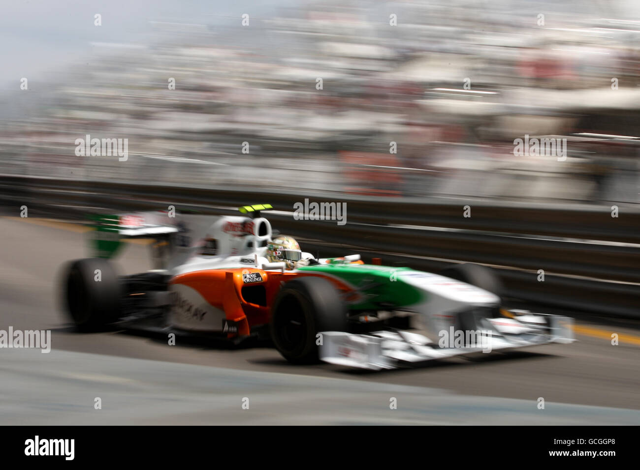 Formel-1-Autorennen - großer Preis von Monaco - Training und Qualifikation - Circuit de Monaco. Adrian Sutil (GER), Force India. Stockfoto