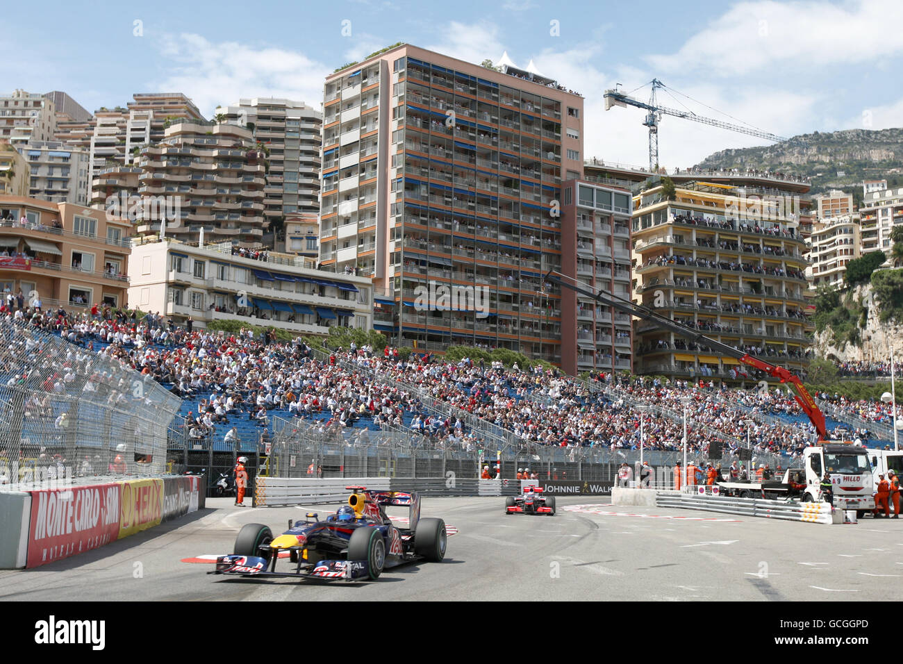 Formel-1-Autorennen - großer Preis von Monaco - Training und Qualifikation - Circuit de Monaco. Sebastian Vettel (GER), Red Bull Stockfoto