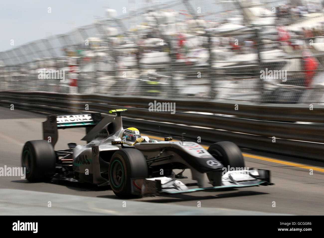 Formel-1-Autorennen - großer Preis von Monaco - Training und Qualifikation - Circuit de Monaco. Nico Rosberg (GER), Mercedes GP. Stockfoto