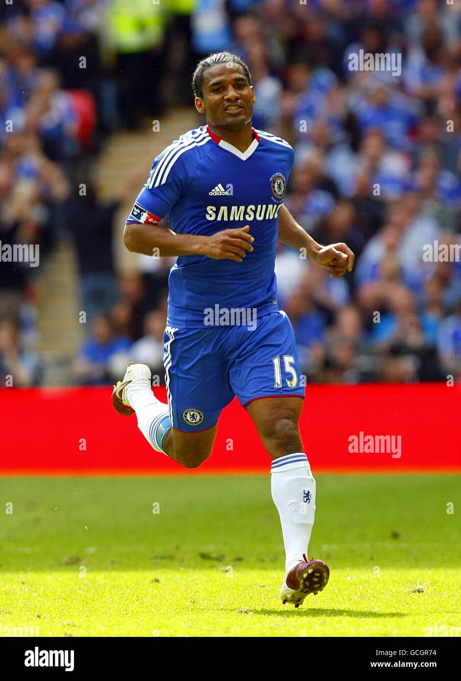 Fußball - FA Cup - Finale - Chelsea gegen Portsmouth - Wembley Stadium. Florent Malouda, Chelsea Stockfoto