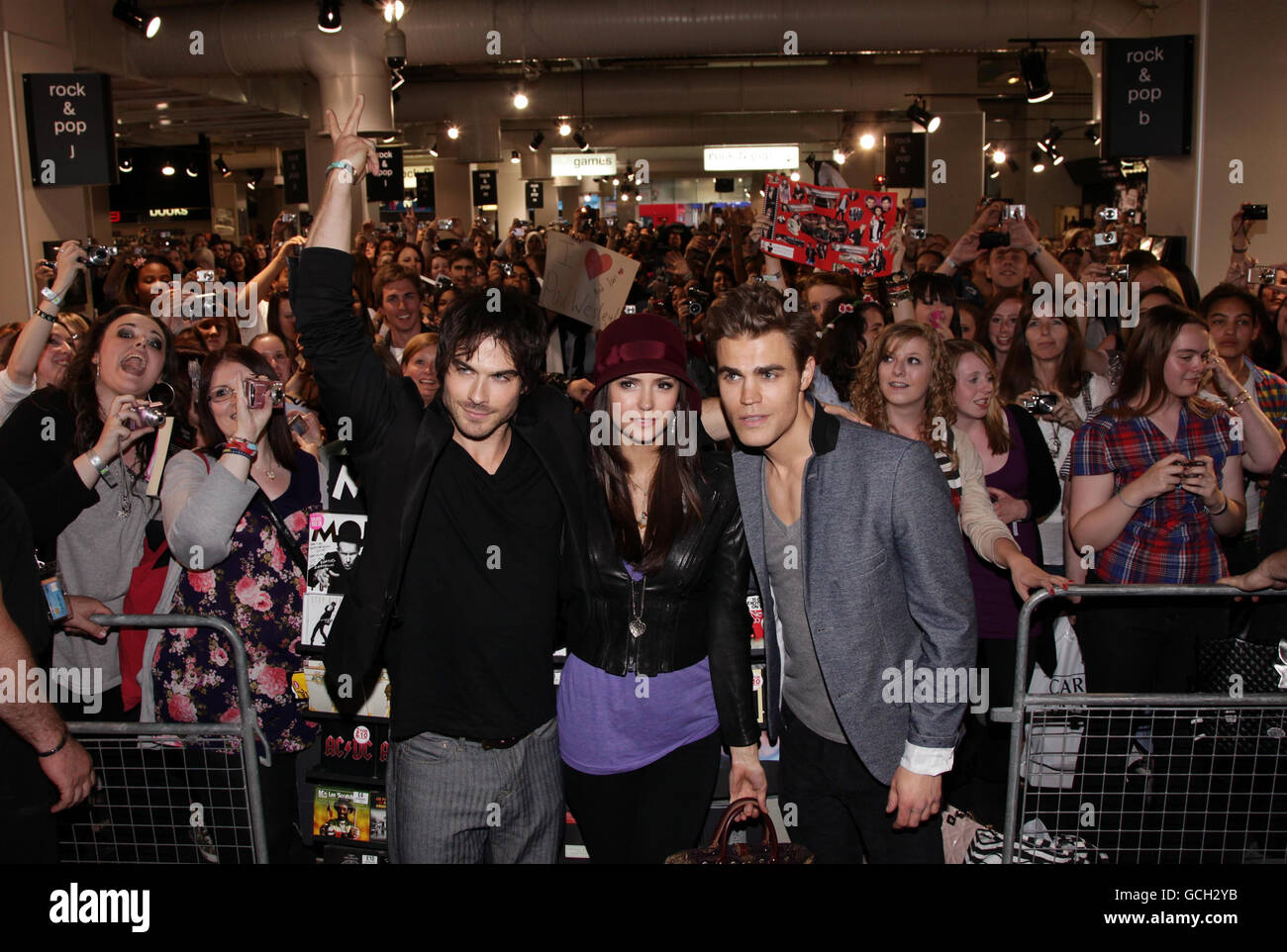 Die Vampire Diaries Unterzeichnung - London Stockfoto