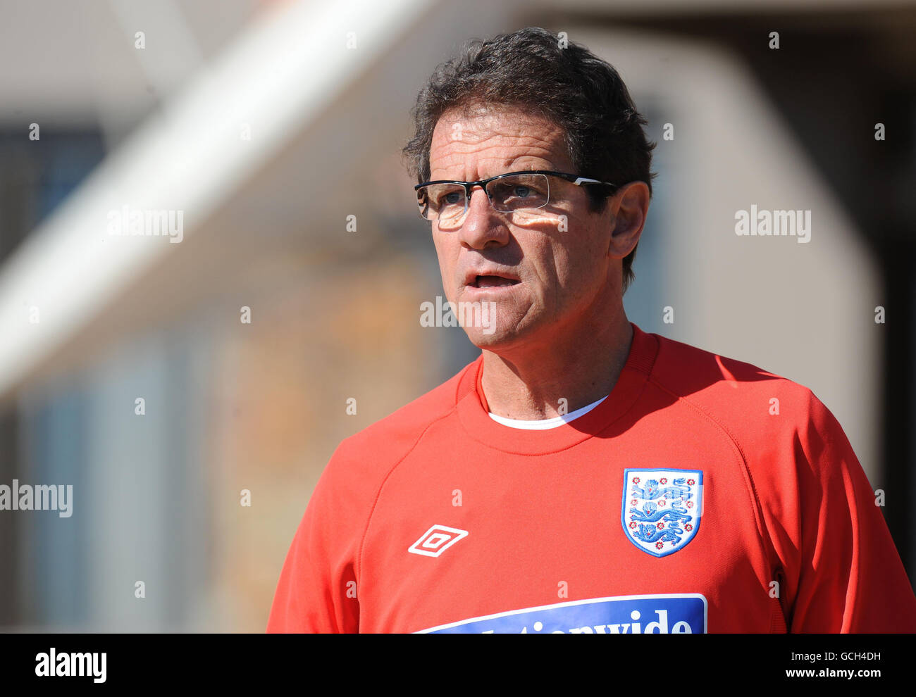 Fußball - 2010 FIFA World Cup South Africa - Gruppe C - England V USA - England-Training - Tag 2 - Royal Bafokeng Sports Complex Stockfoto