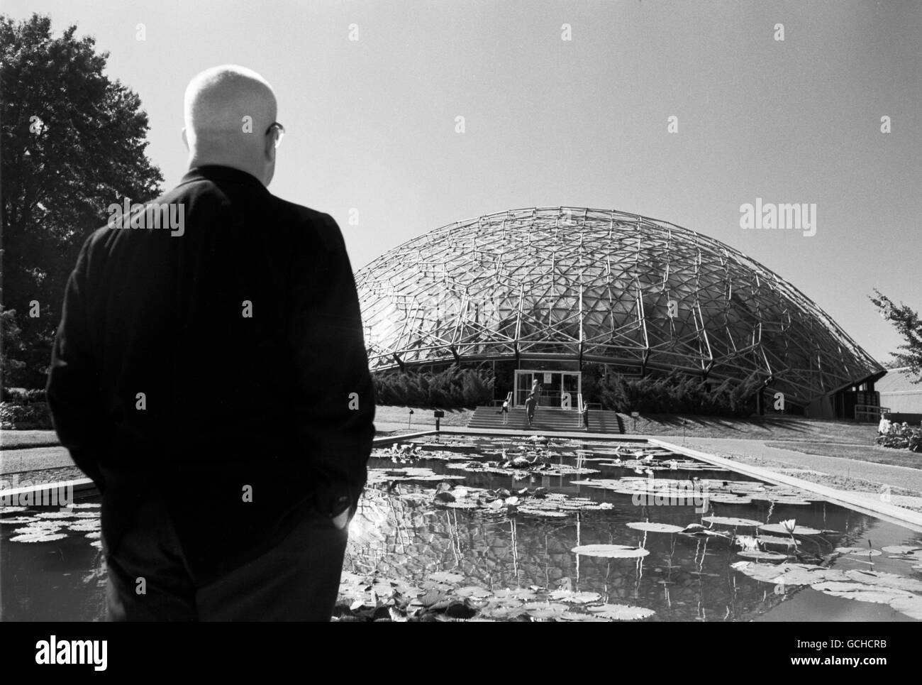 Buckminster Fuller Beim Climatron Gewachshaus Missouri Botanical