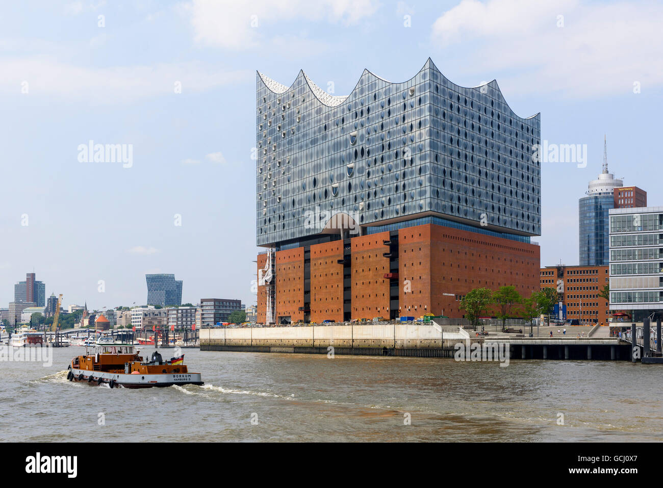 Elbphilharmonie in der Hafencity, Hamburg, Deutschland Stockfoto