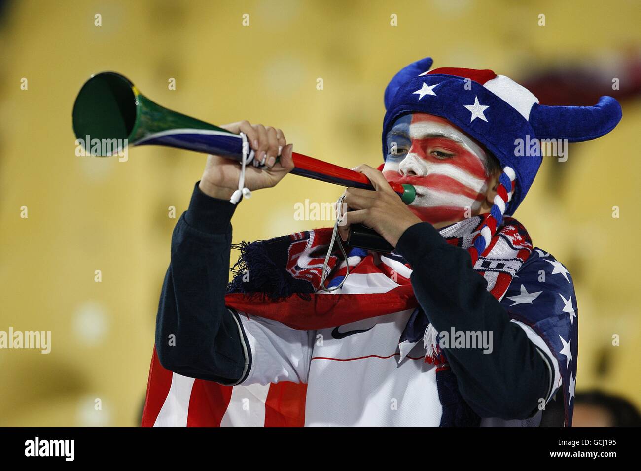 Fußball - 2010 FIFA World Cup South Africa - Runde der letzten 16 - USA V Ghana - Royal Bafokeng Stadion Stockfoto