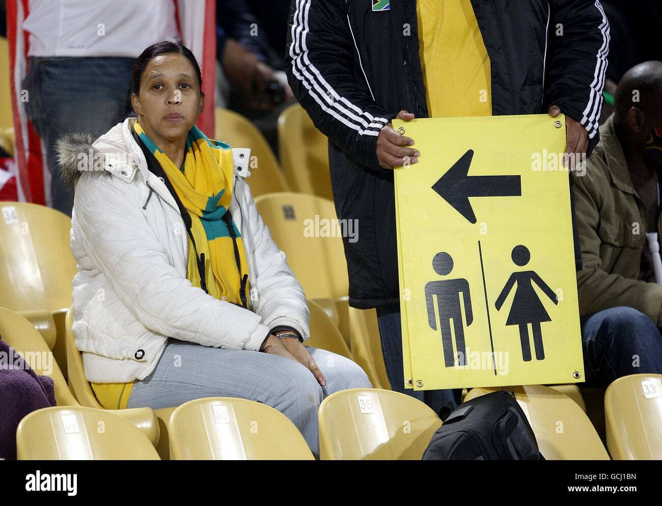 Fußball - 2010 FIFA World Cup South Africa - Runde der letzten 16 - USA V Ghana - Royal Bafokeng Stadion Stockfoto