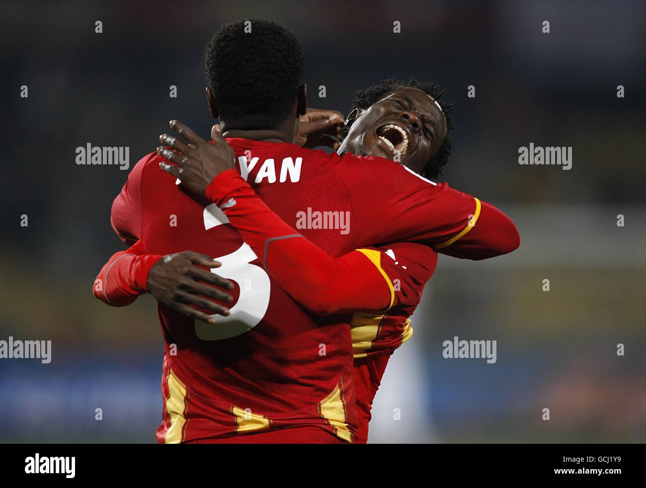 Fußball - 2010 FIFA World Cup South Africa - Runde der letzten 16 - USA V Ghana - Royal Bafokeng Stadion Stockfoto