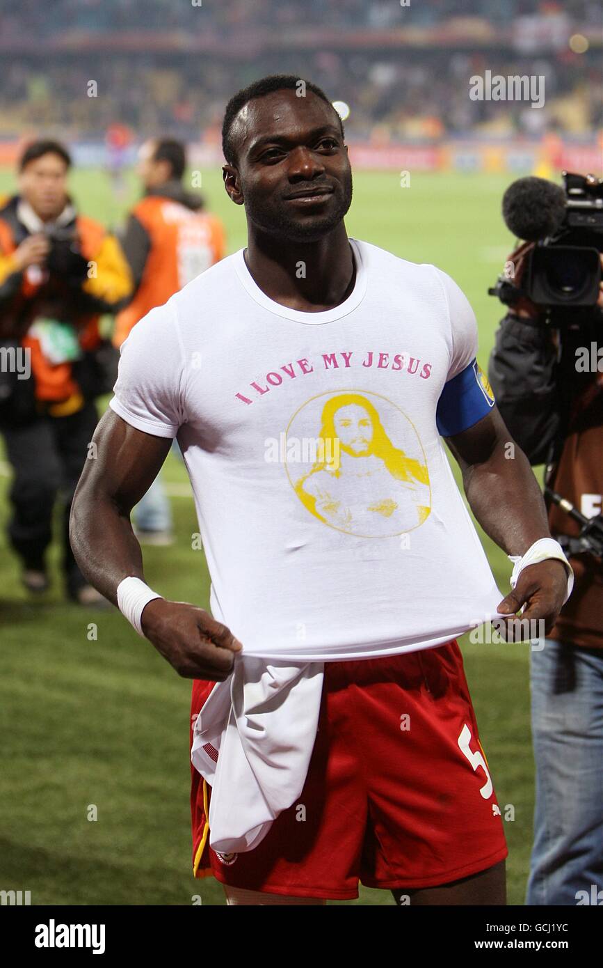 Fußball - 2010 FIFA World Cup South Africa - Runde der letzten 16 - USA V Ghana - Royal Bafokeng Stadion Stockfoto