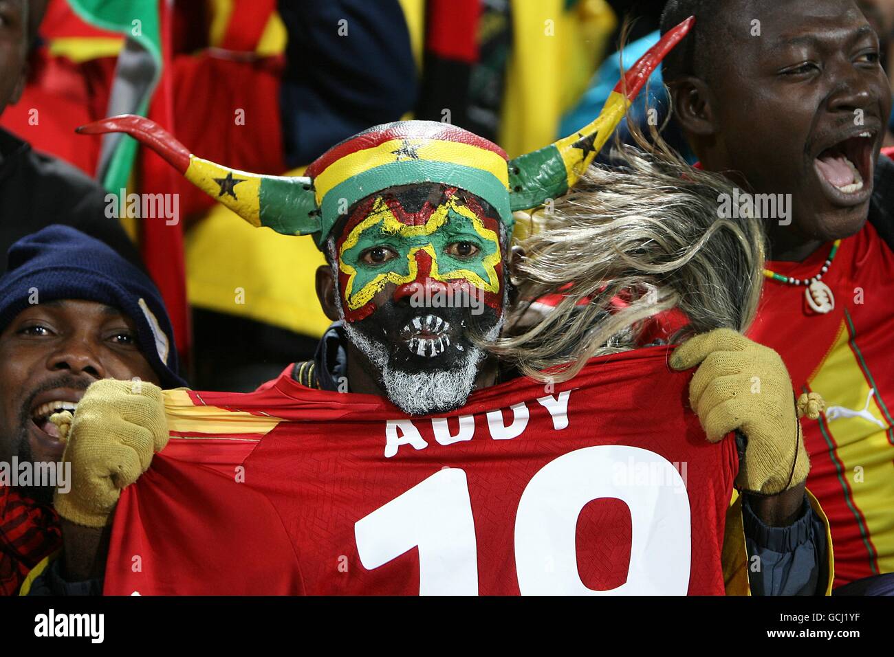 Fußball - 2010 FIFA World Cup South Africa - Runde der letzten 16 - USA V Ghana - Royal Bafokeng Stadion Stockfoto