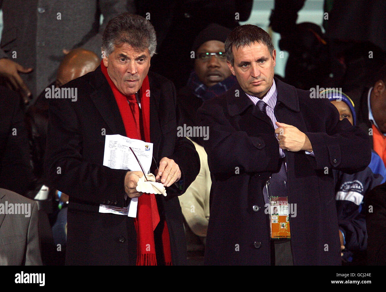 Fußball - 2010 FIFA World Cup South Africa - Runde der letzten 16 - USA V Ghana - Royal Bafokeng Stadion Stockfoto