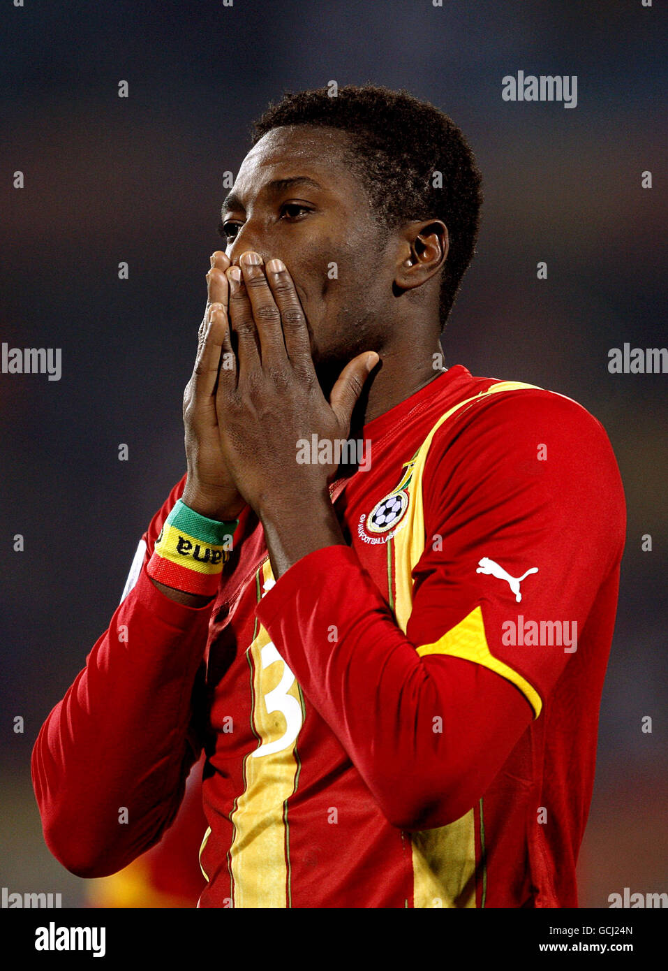 Fußball - 2010 FIFA World Cup South Africa - Runde der letzten 16 - USA V Ghana - Royal Bafokeng Stadion Stockfoto