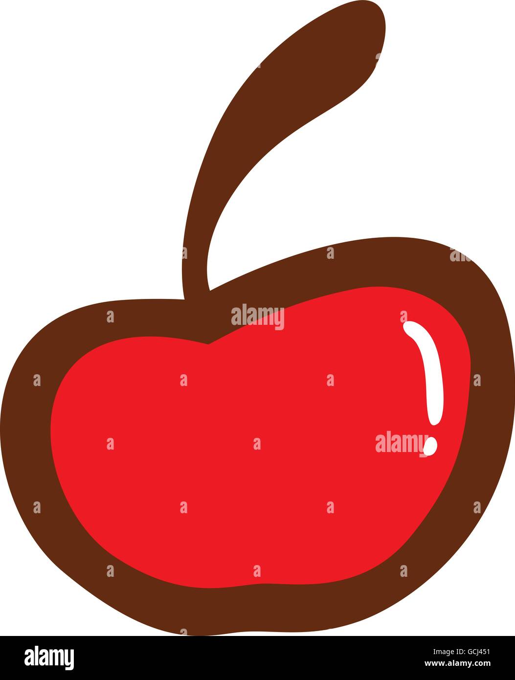 Kirschfrucht-Vektor-Illustration Stock Vektor