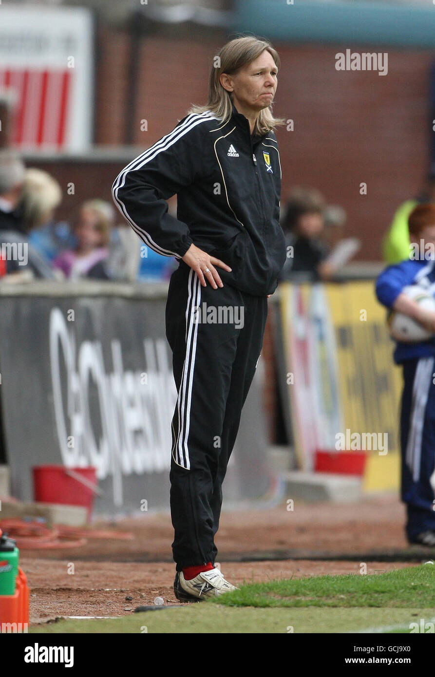 Fußball - Frauen World Cup Qualifier - Frauen V Dänemark Frauen - Rugby Park Stockfoto