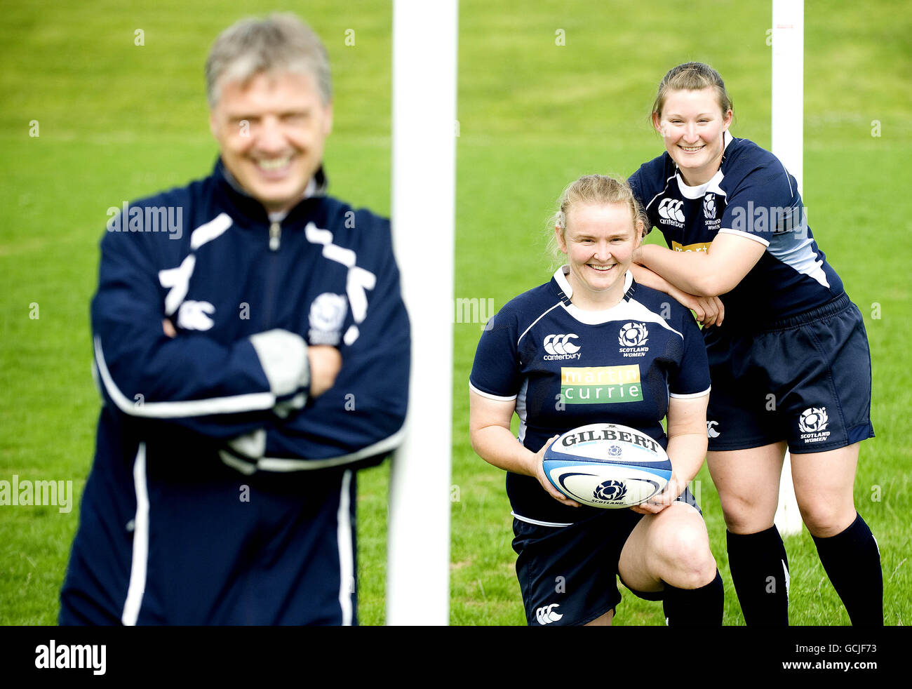 Rugby-Union - internationale Freundschaftsspiele - Schottland Frauen V Ireland Women - Schottland Team Ankündigung - Lasswade Rugby Club Stockfoto