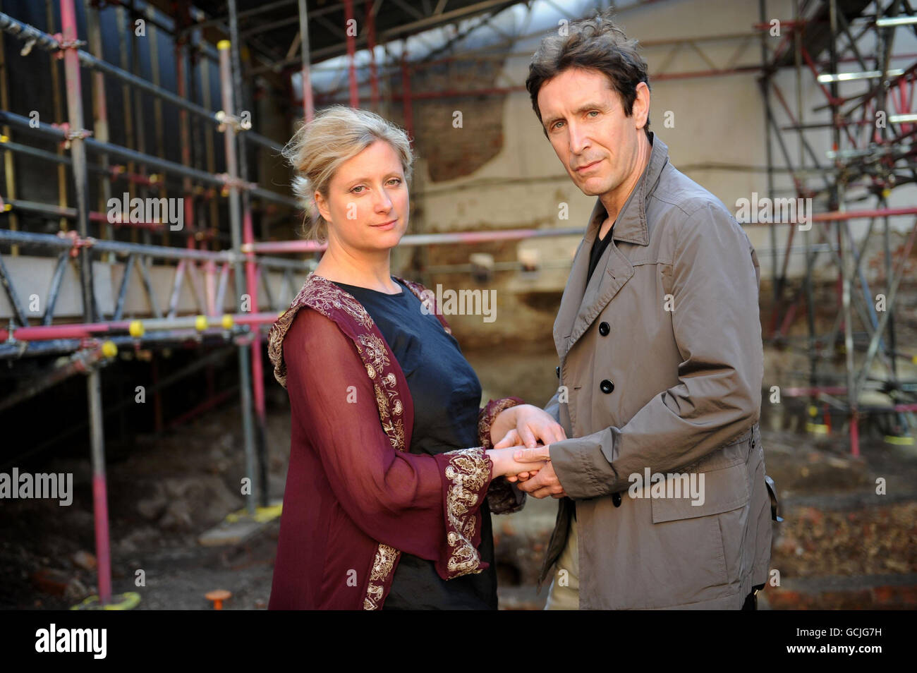 Shakespeare auf eine archäologische Stätte Stockfoto