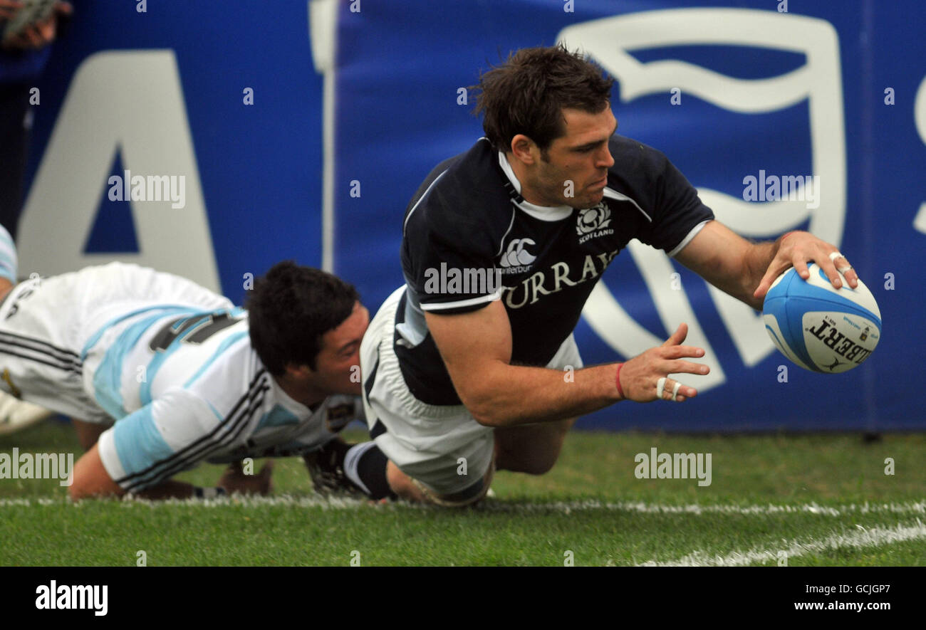 Rugbyu schottland action gegen mangis Fotos und Bildmaterial in hoher