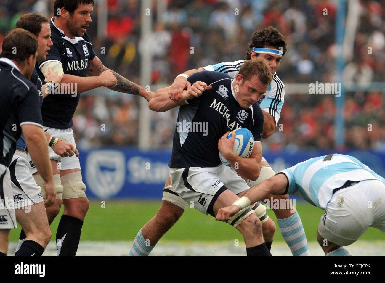 Rugbyu schottland action gegen mangis Fotos und Bildmaterial in hoher