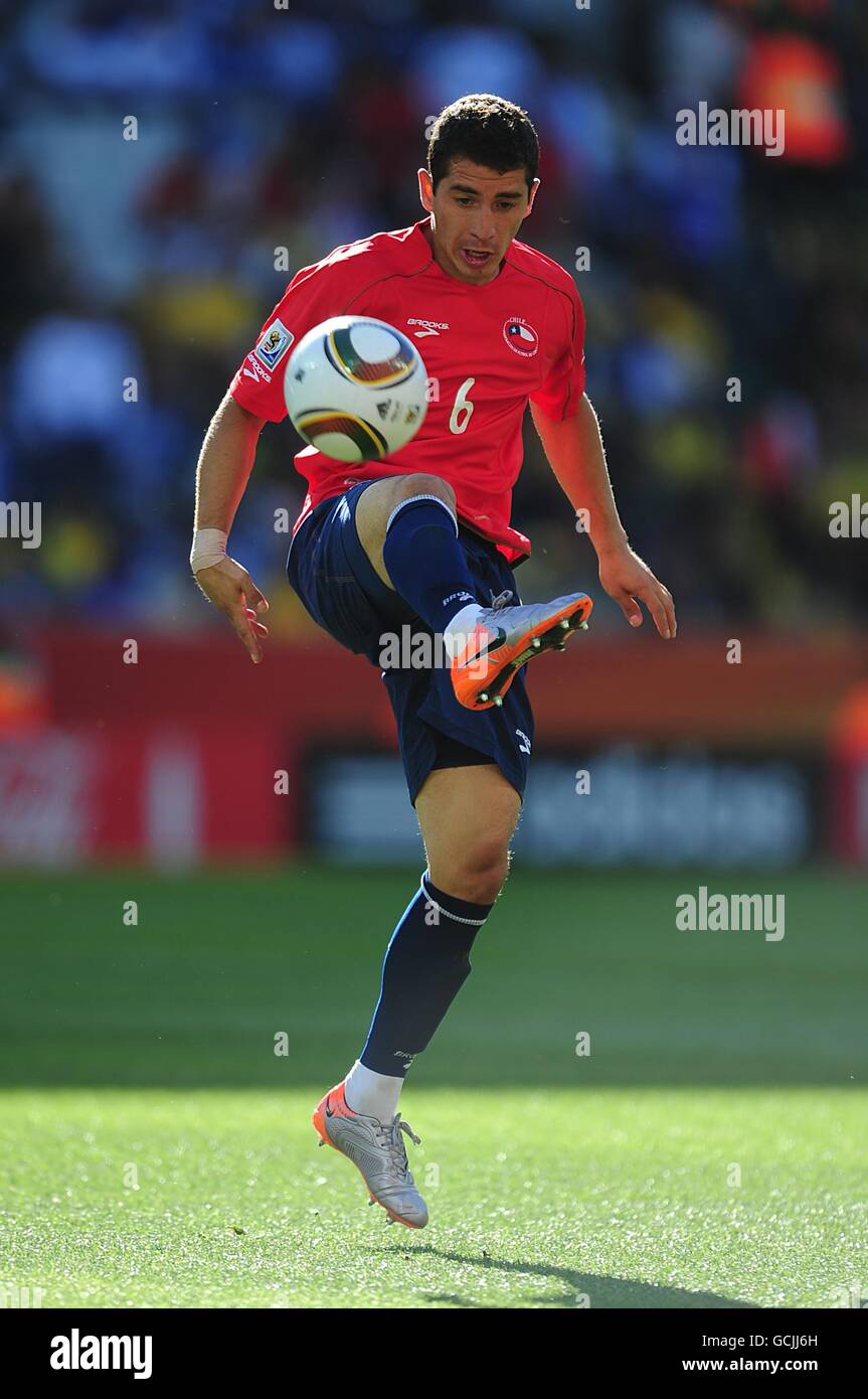 Fußball - 2010 FIFA World Cup South Africa - Gruppe H - Honduras V Chile - Mbombela-Stadion Stockfoto