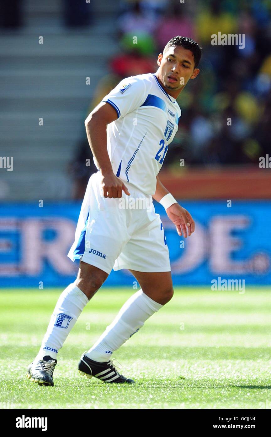 Fußball - FIFA Fußball-Weltmeisterschaft Südafrika 2010 - Gruppe H - Honduras - Chile - Mbombela Stadium. Emilio Izaguirre, Hondouras Stockfoto