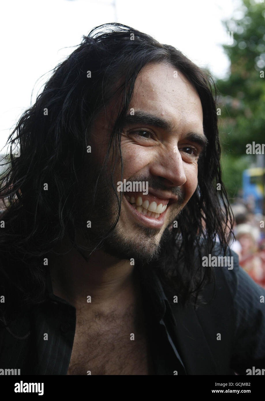 Russell Brand bei der Premiere von Get Him to the Greek im Savoy Cinema, Dublin. Stockfoto
