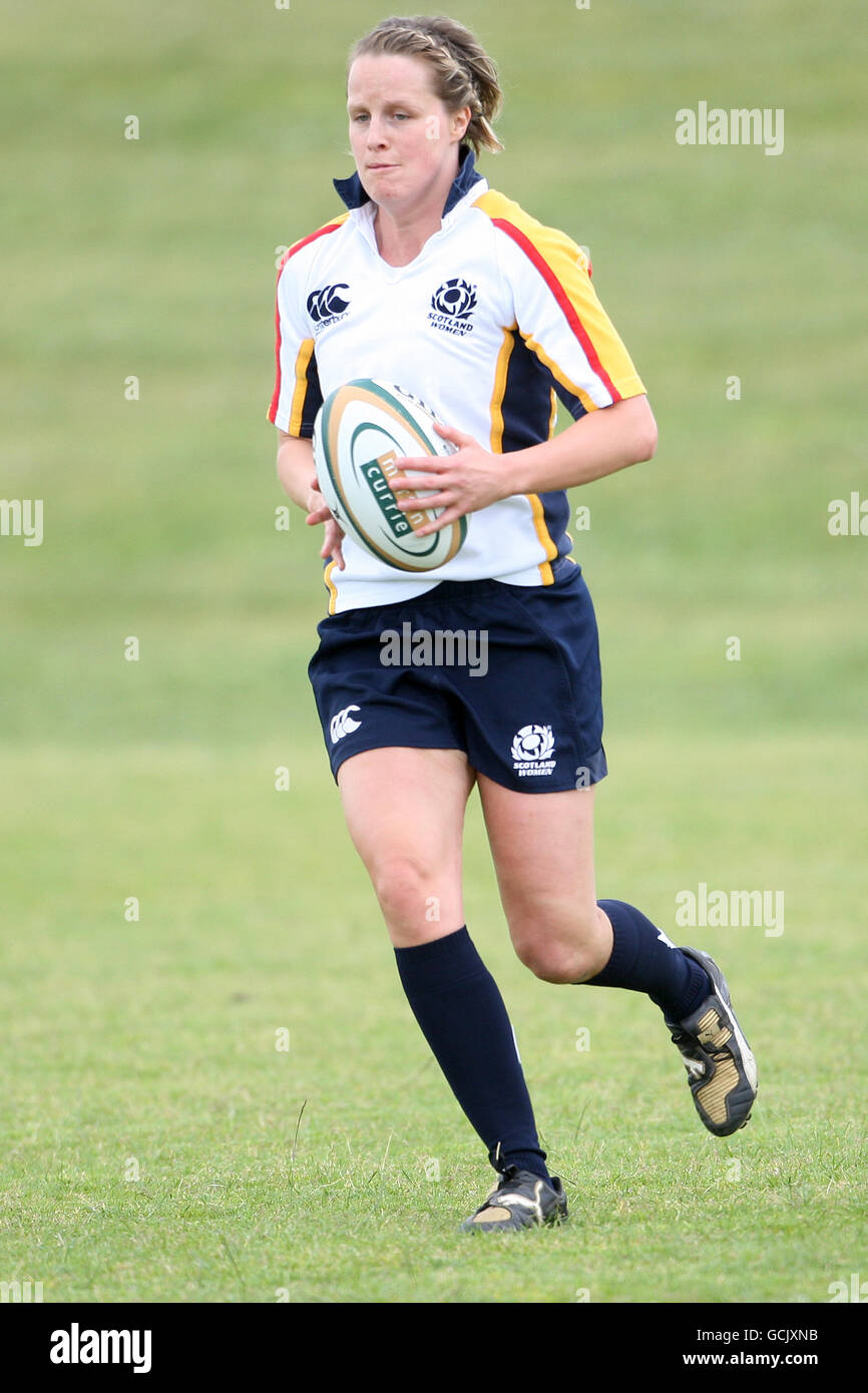 Rugby Union - Tour Match - Zweiter Test - Schottland Frauen gegen Südafrika Frauen - Lasswade RFC. Erin Kerr, Schottland Stockfoto