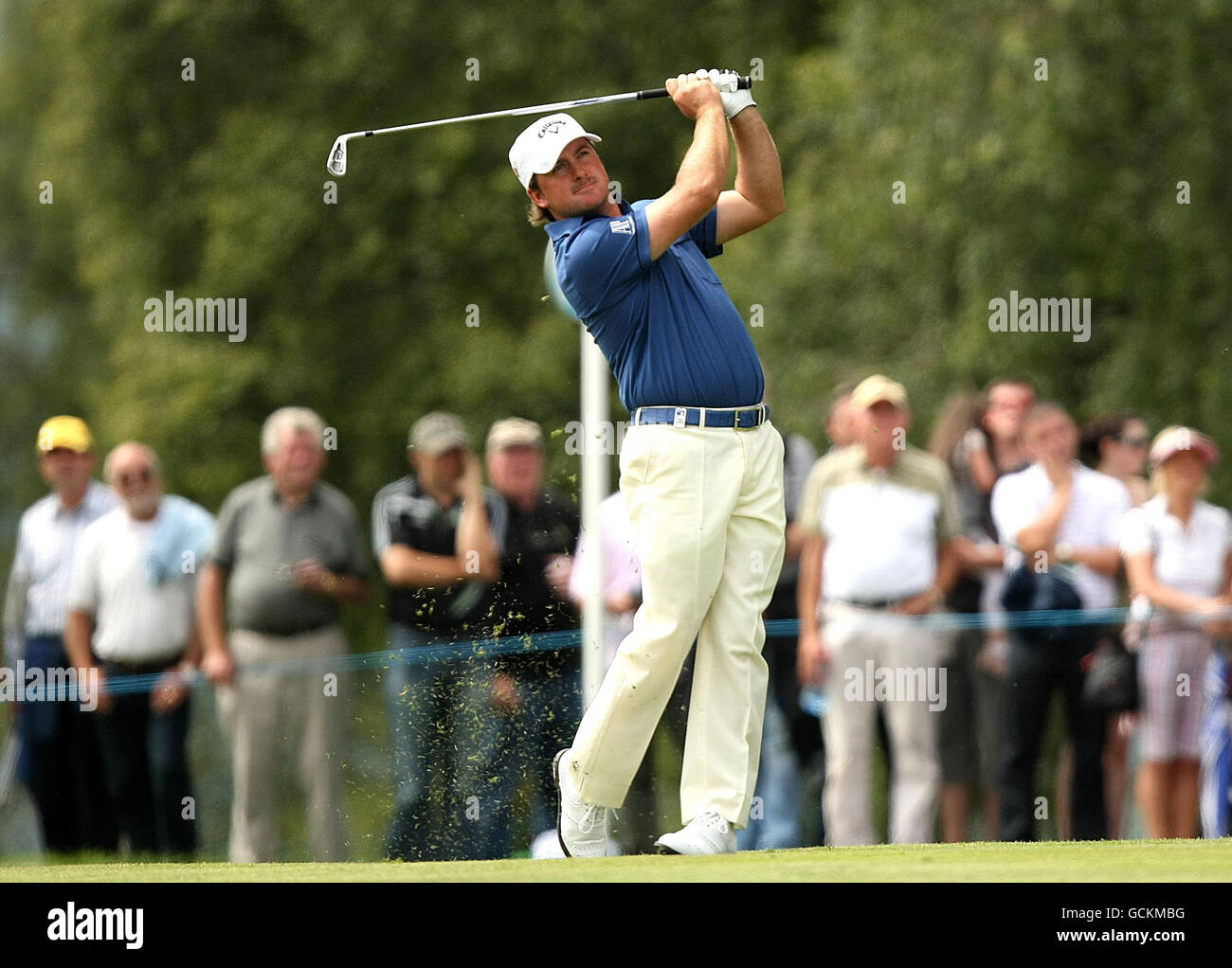 Der nordirische Graeme McDowell in Aktion während der ersten Runde der 3 Irish Open im Killarney Golf Club, Killarney. Stockfoto