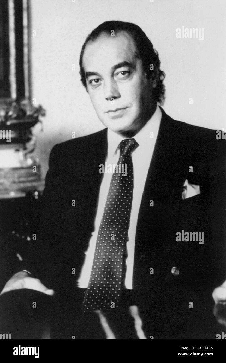 Polly Peck Vorsitzende Asil Nadir. Ermittler des Serious Fraud Office durchsuchen den Londoner Hauptsitz von Polly Peck. Stockfoto