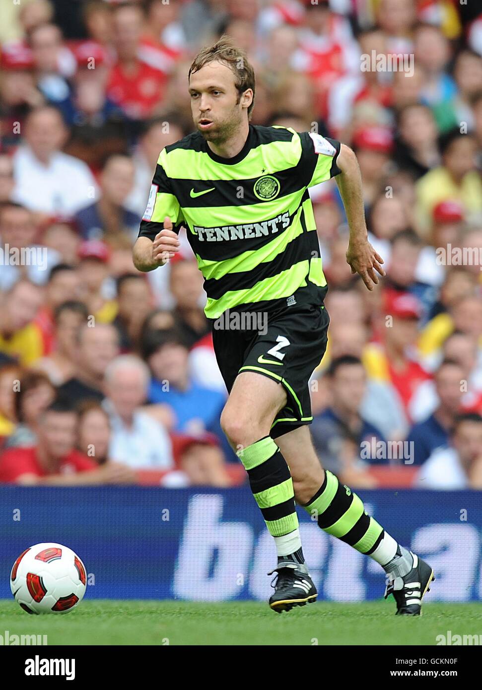 Fußball - Emirates Cup 2010 - Arsenal gegen Celtic - Emirates Stadium. Andreas Hinkel, Keltisch Stockfoto