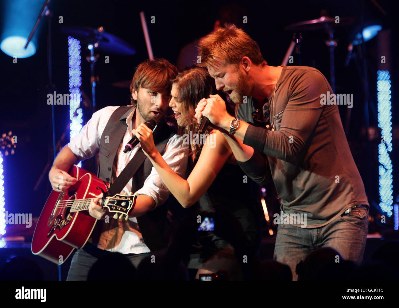 Lady Antebellum-Konzert Stockfoto