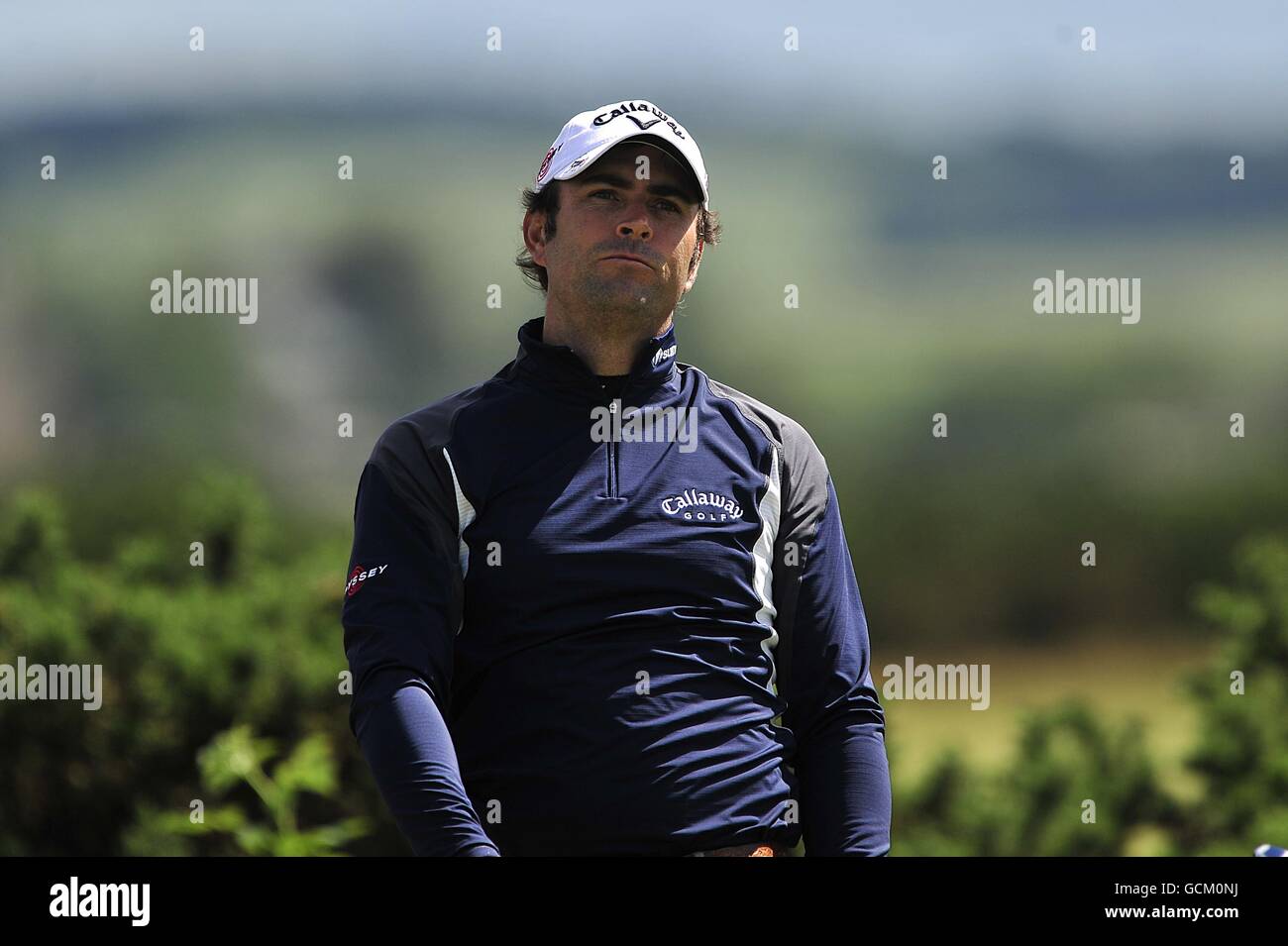 Golf - The Open Championship 2010 - Runde Zwei - St Andrews Old Course. Der Australier Mathew Goggin in Aktion während der zweiten Runde der Open Championship 2010 in St. Andrews Stockfoto