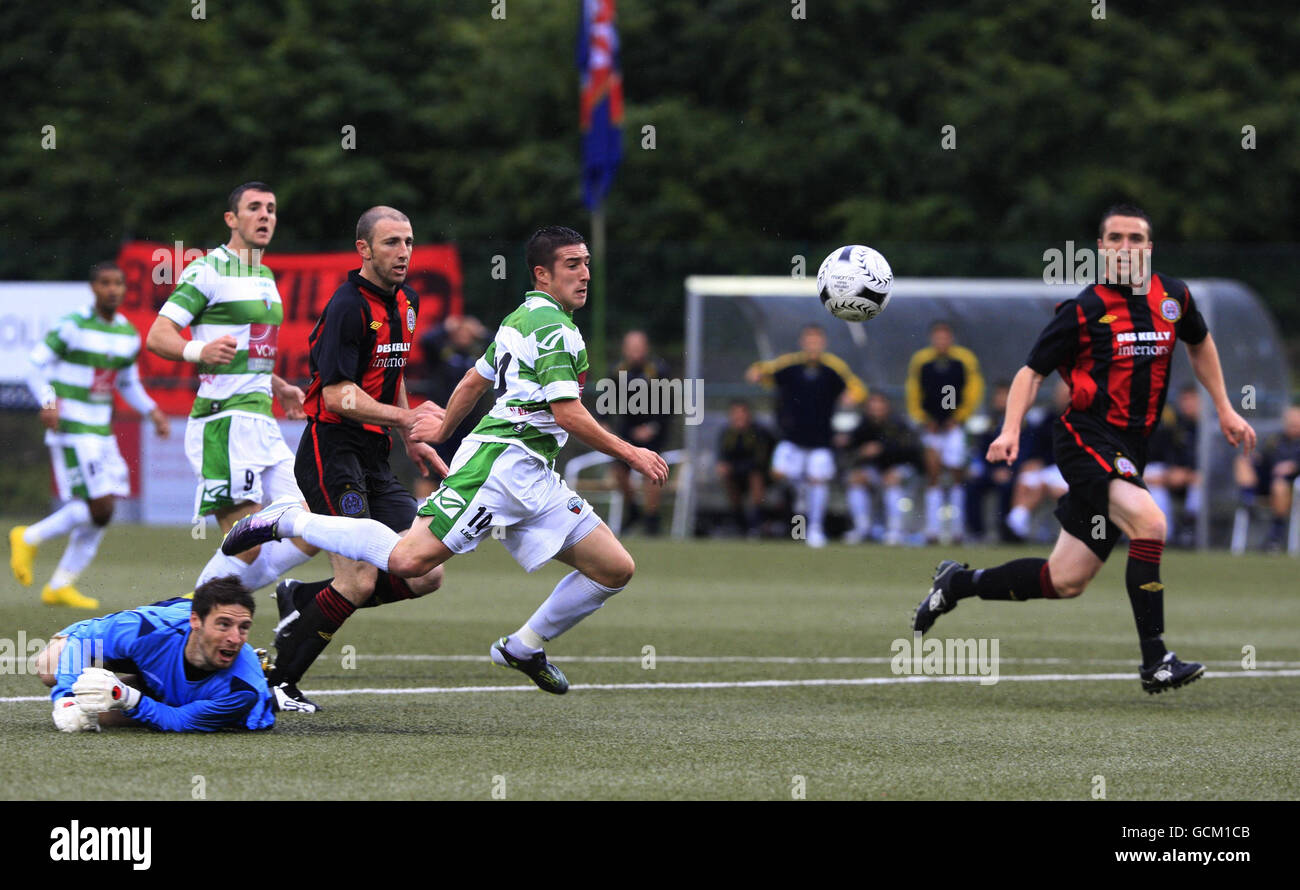 Fußball - Champions-League-Qualifikation - Runde zwei - Rückspiel - The New Saints V Bohemians - Park Hall Stockfoto