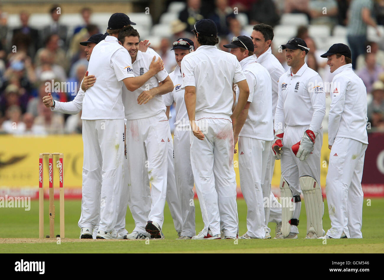 Tag 2 - England V Pakistan - Trent Bridge Cricket - Npower erste Test- Stockfoto