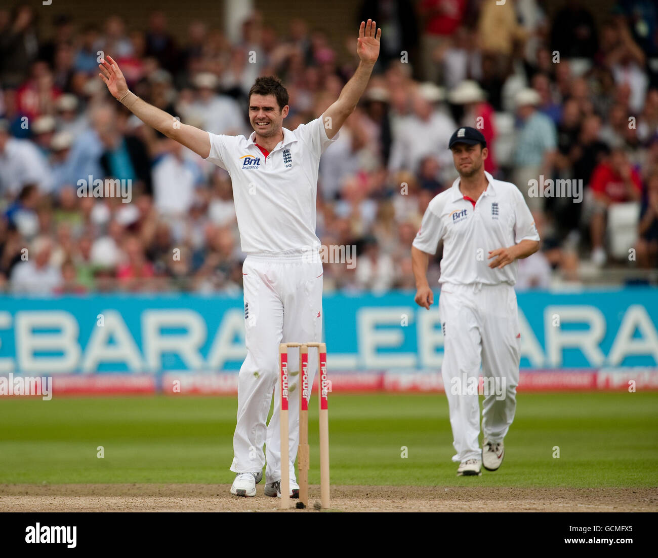 Tag 2 - England V Pakistan - Trent Bridge Cricket - Npower erste Test- Stockfoto