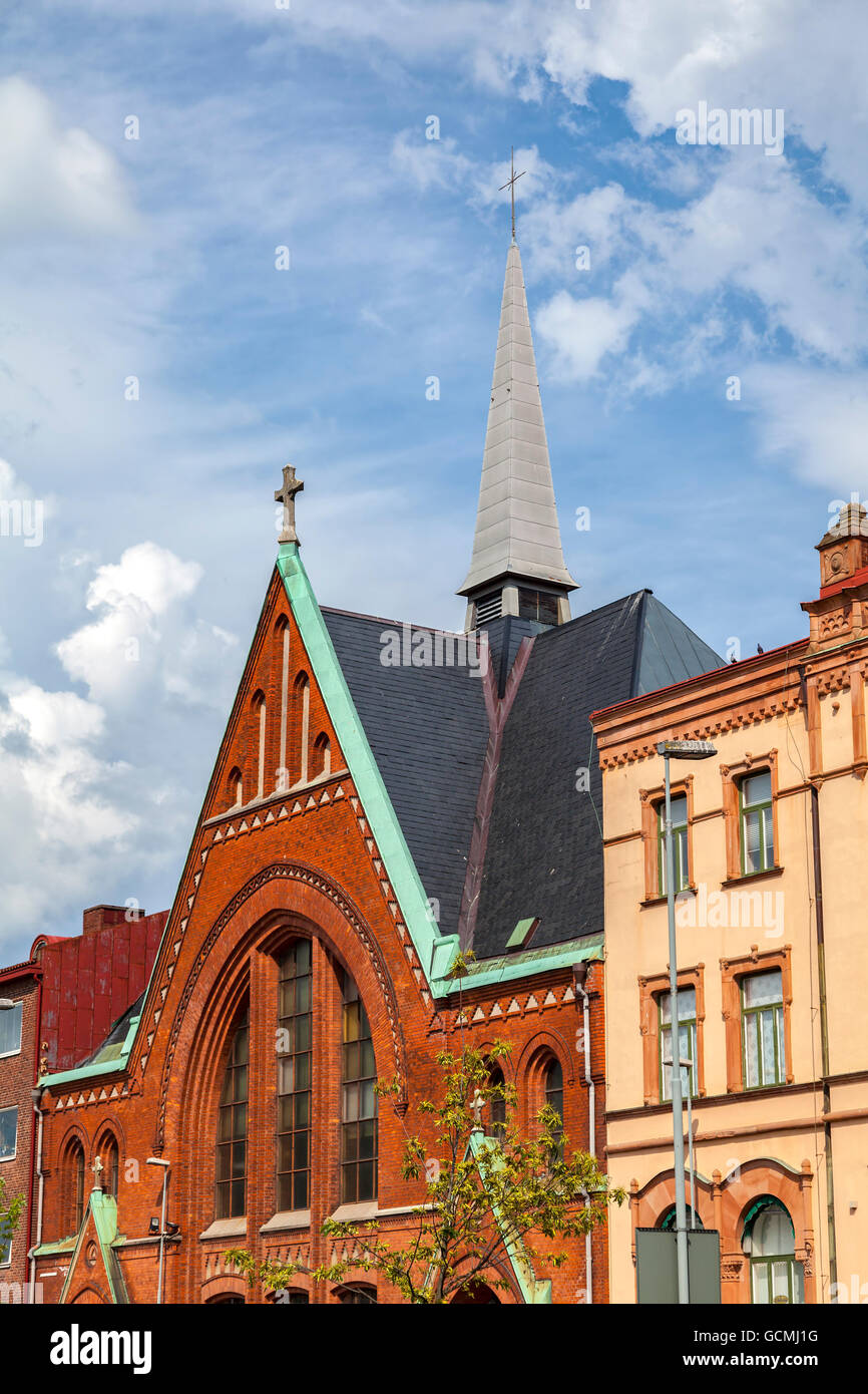 Bild von der Mission Kirche Immanuel. Halmstad, Schweden. Stockfoto