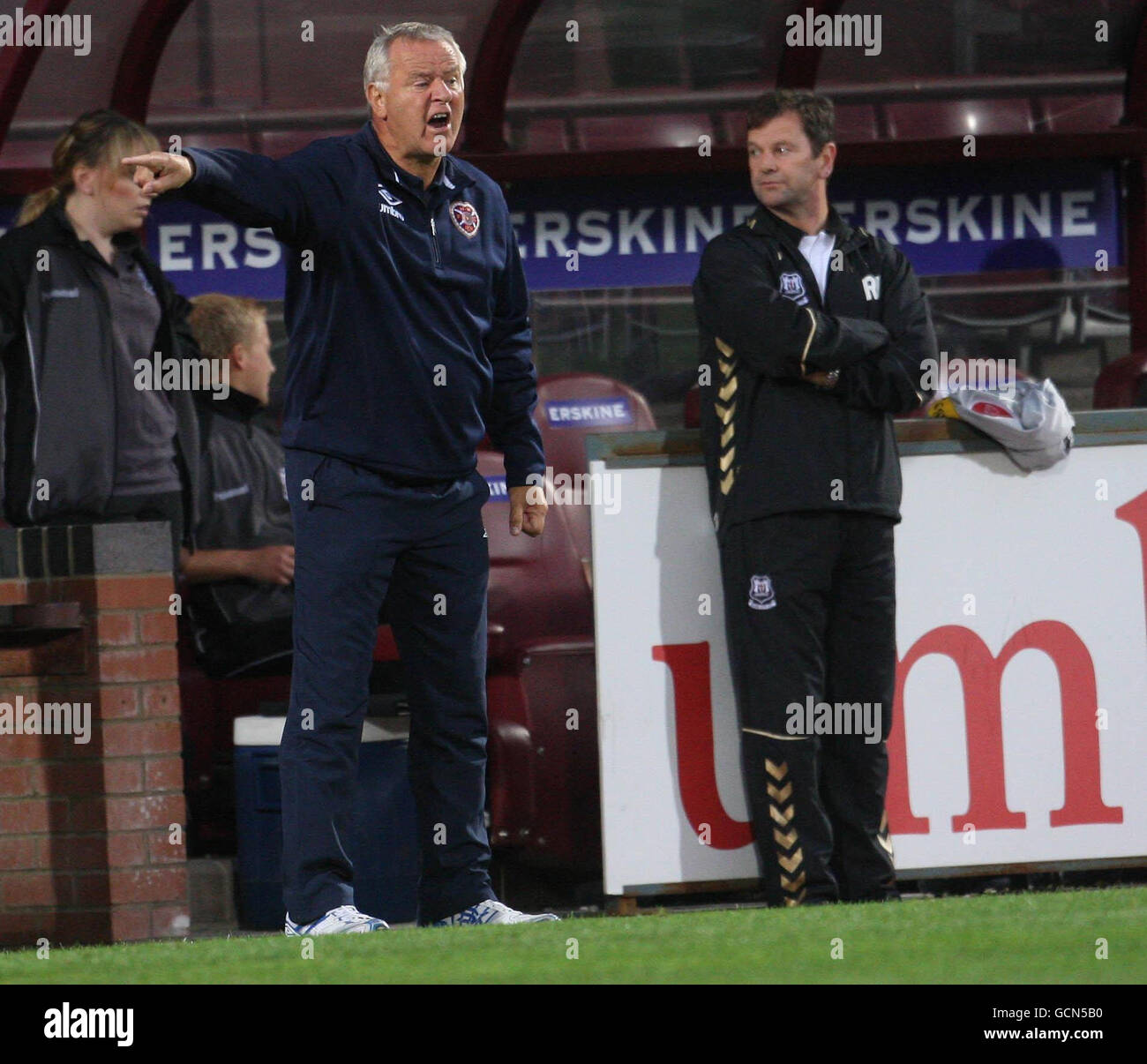 Fußball - Co-Operative Insurance Cup - 2. Runde - Heart of Midlothian V Elgin Stadt - Tynecastle Stadium Stockfoto