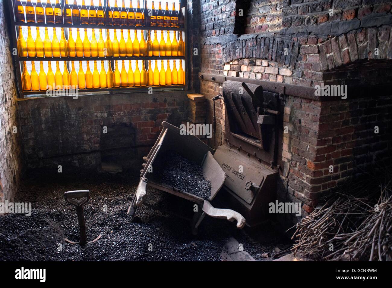 Kroon Bier Unternehmen in Neerijse, Belgien Stockfoto