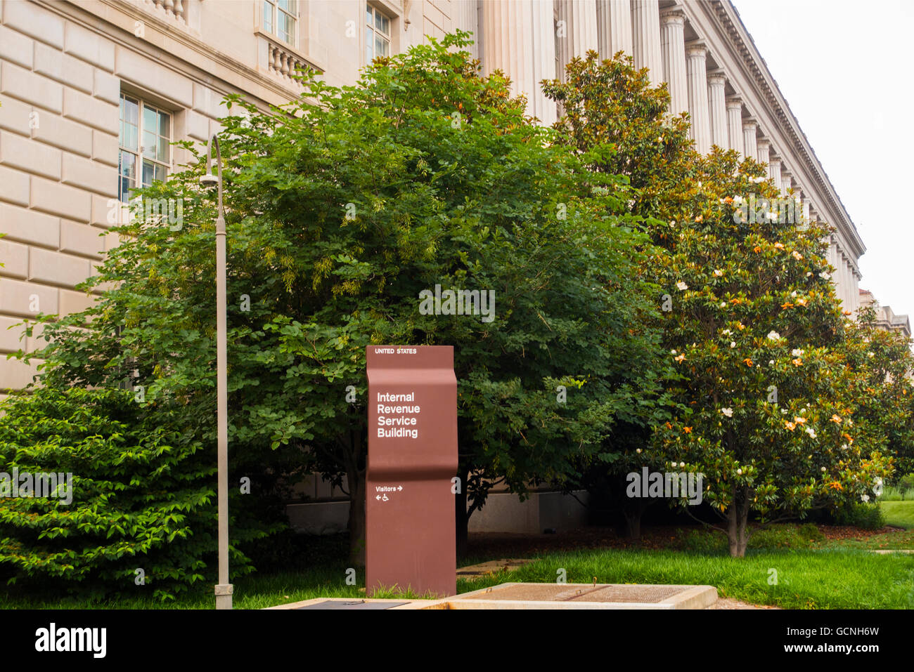 Internal Revenue Service Gebäude von Washington DC Stockfoto