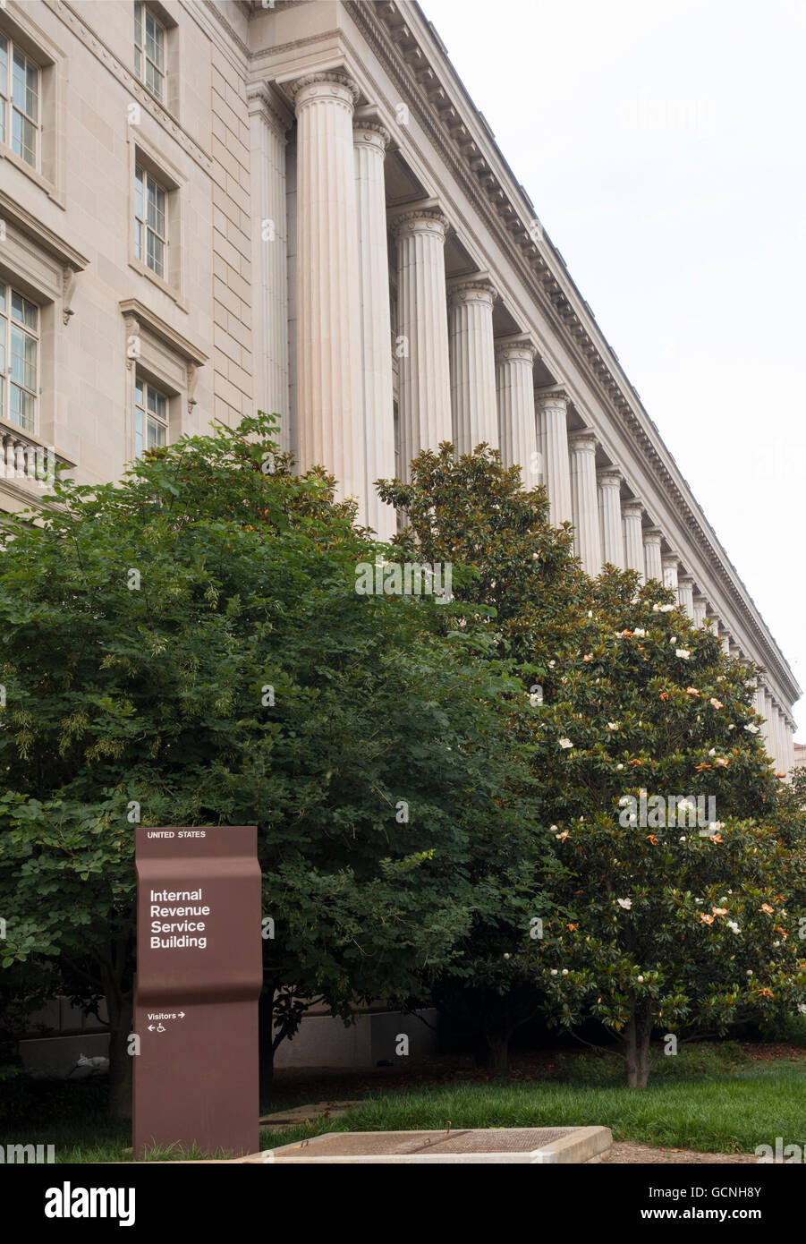 Internal Revenue Service Gebäude von Washington DC Stockfoto
